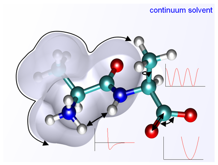 Molecular mechanics potential energy function